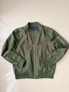 NSO Women's Olive Utility Bomber Jacket
